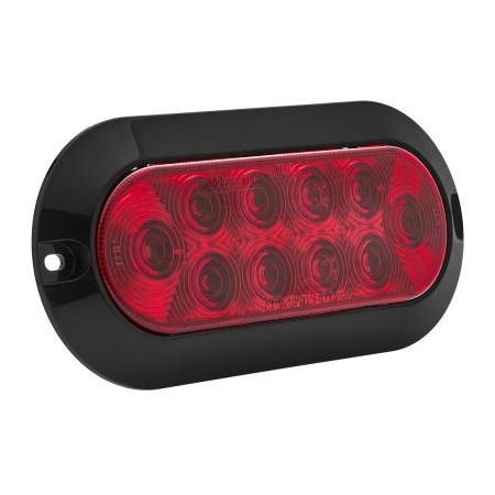 Maxxima S/T.T 6in. Oval Red, M63320R-A M63320R-A
